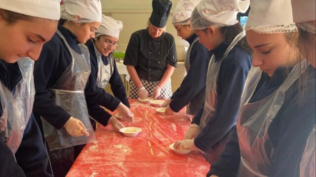 Year 8 Italian classes cook with Piatto Perfetto