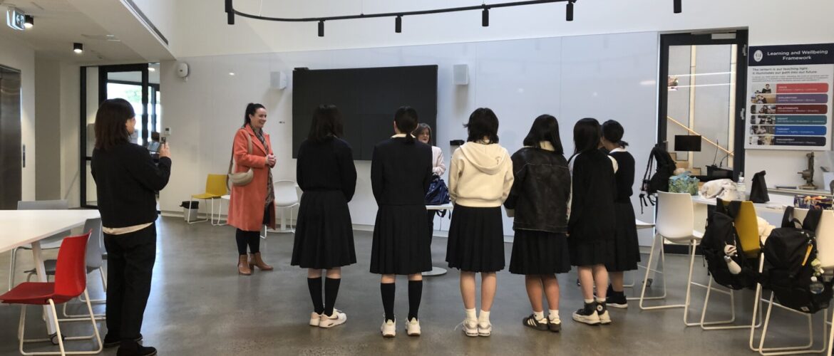 Konnichiwa and welcome to Domremy – Japanese students from Kaimei High School, Osaka