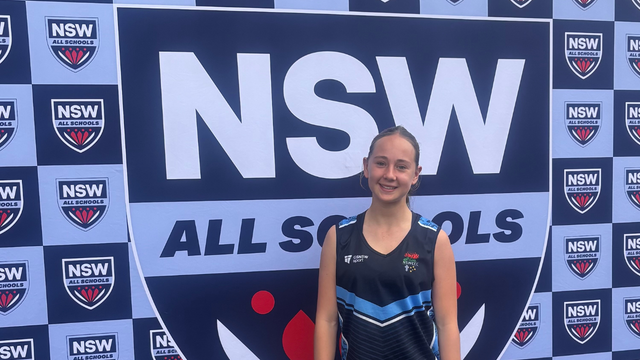 Meg to represent NSW in the NSW All Schools Australia Championship Team