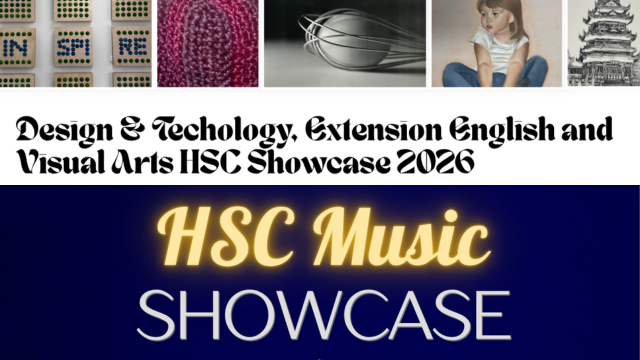 HSC Showcases on 1 September