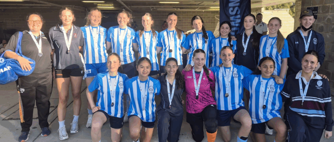 Opens Girls Football Team Silver Medal at Knock-out Finals