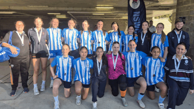 Opens Girls Football Team Silver Medal at Knock-out Finals
