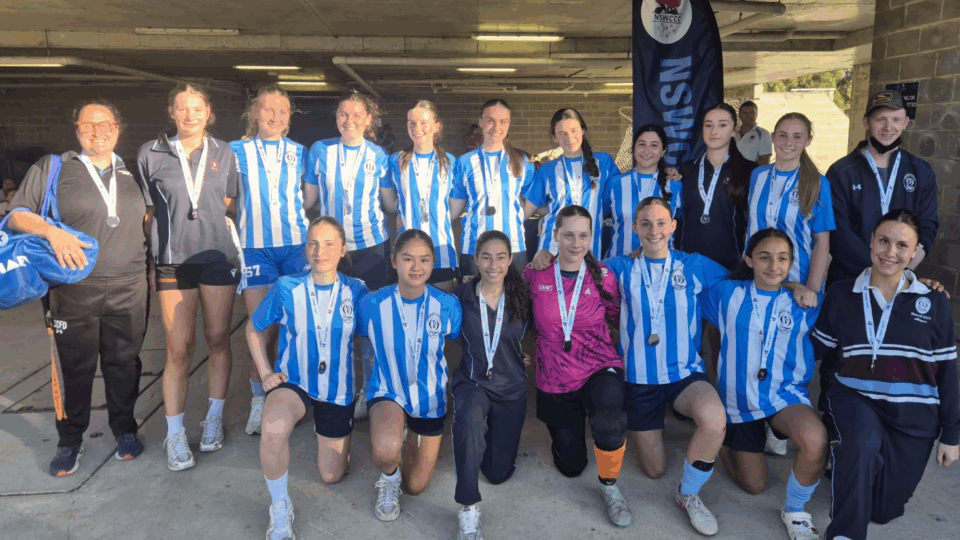 Opens Girls Football Team Silver Medal at Knock-out Finals