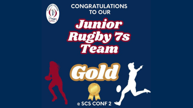Junior Rugby 7s take Gold at SCS Conf 2