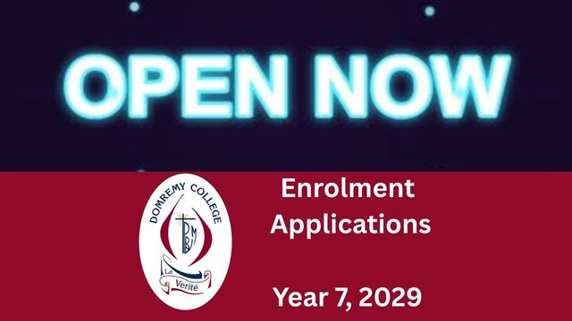 Year 7 2029 – Enrolment portal now open – We are taking Applications for Enrolment