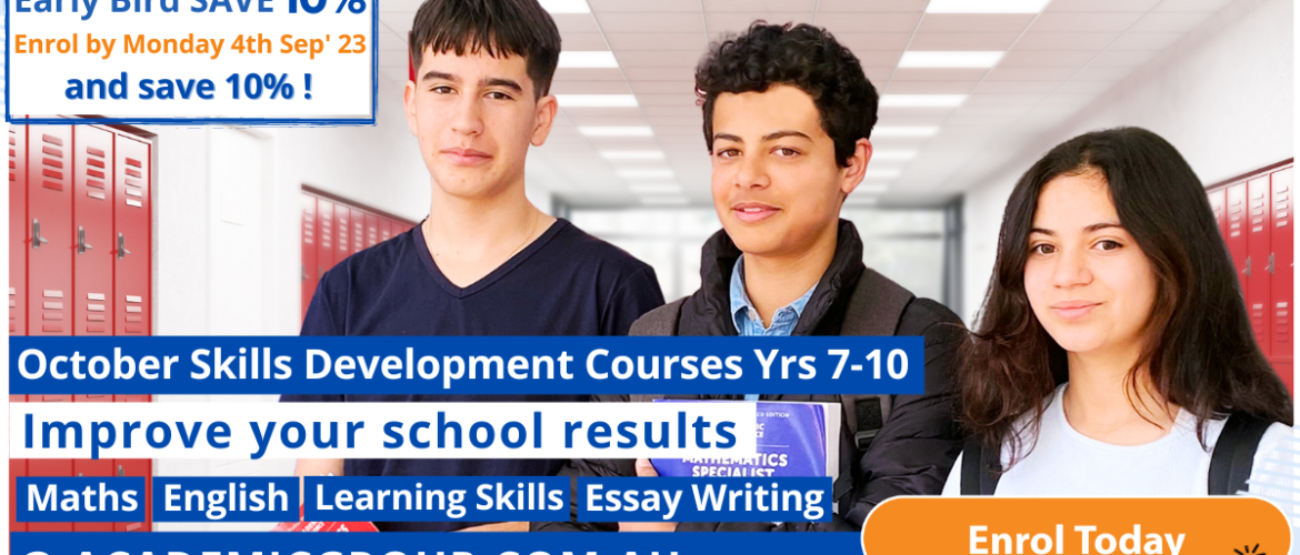 Academic Task Force &#8211; Year 11 &amp; 12 ATAR Exam Workshops and Holiday Revision Courses  &#8211; Years 7 &#8211; 10 Skills Development Courses