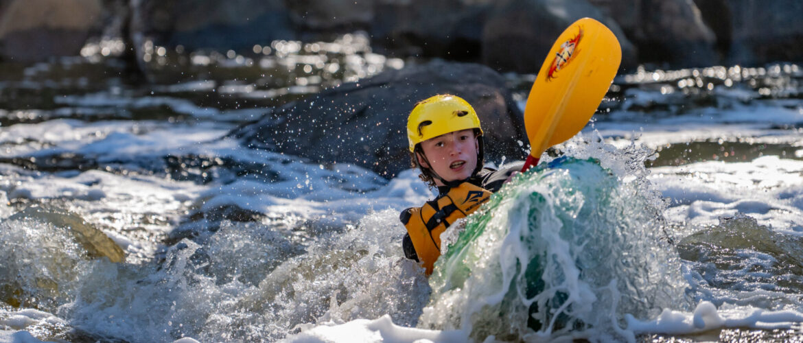 Kayaking in Outdoor Ed