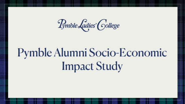 Please take part in our Pymble Alumni Socio-Economic Impact Study