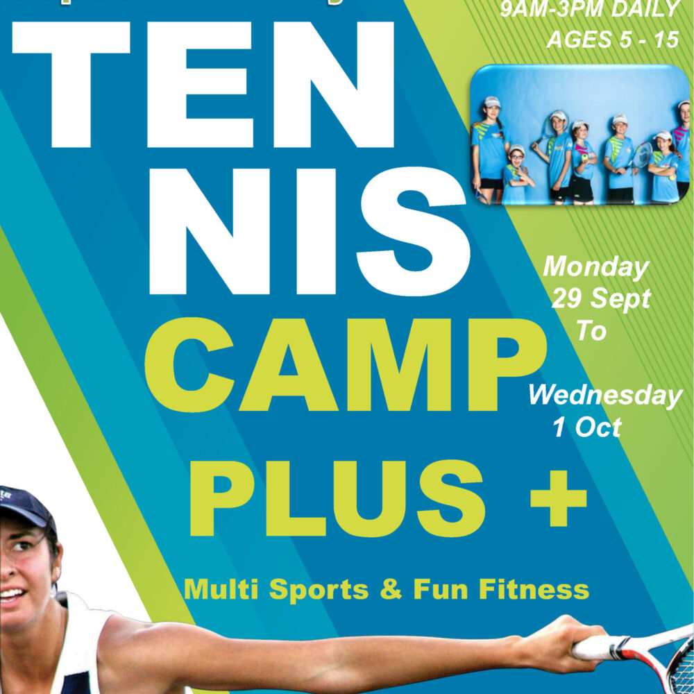 Tennis Camp bookings now available