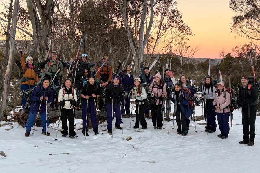 Backcountry skiing adventure