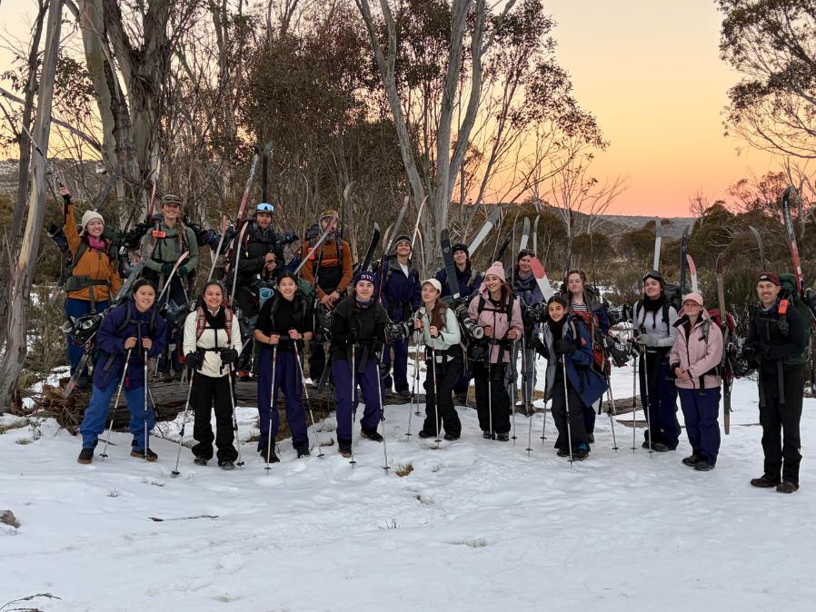 Backcountry skiing adventure