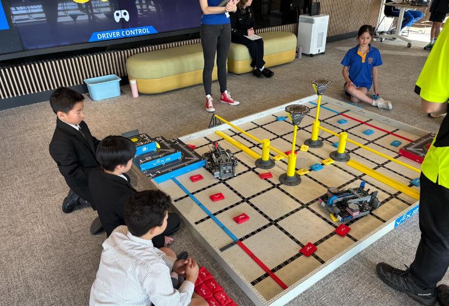 Santa Sabina Shines at VEX IQ Robotics Competition