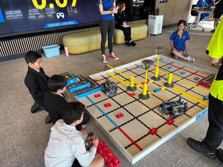 Santa Sabina Shines at VEX IQ Robotics Competition