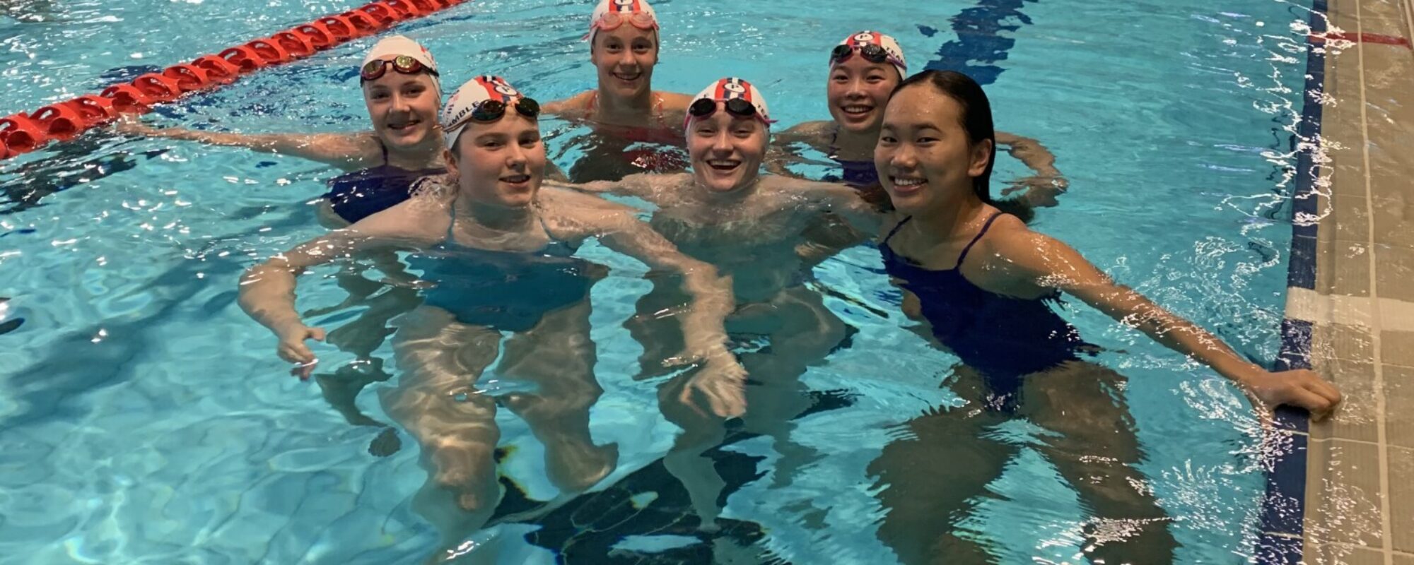 Pymble girls take part in the Starlight Super Swim