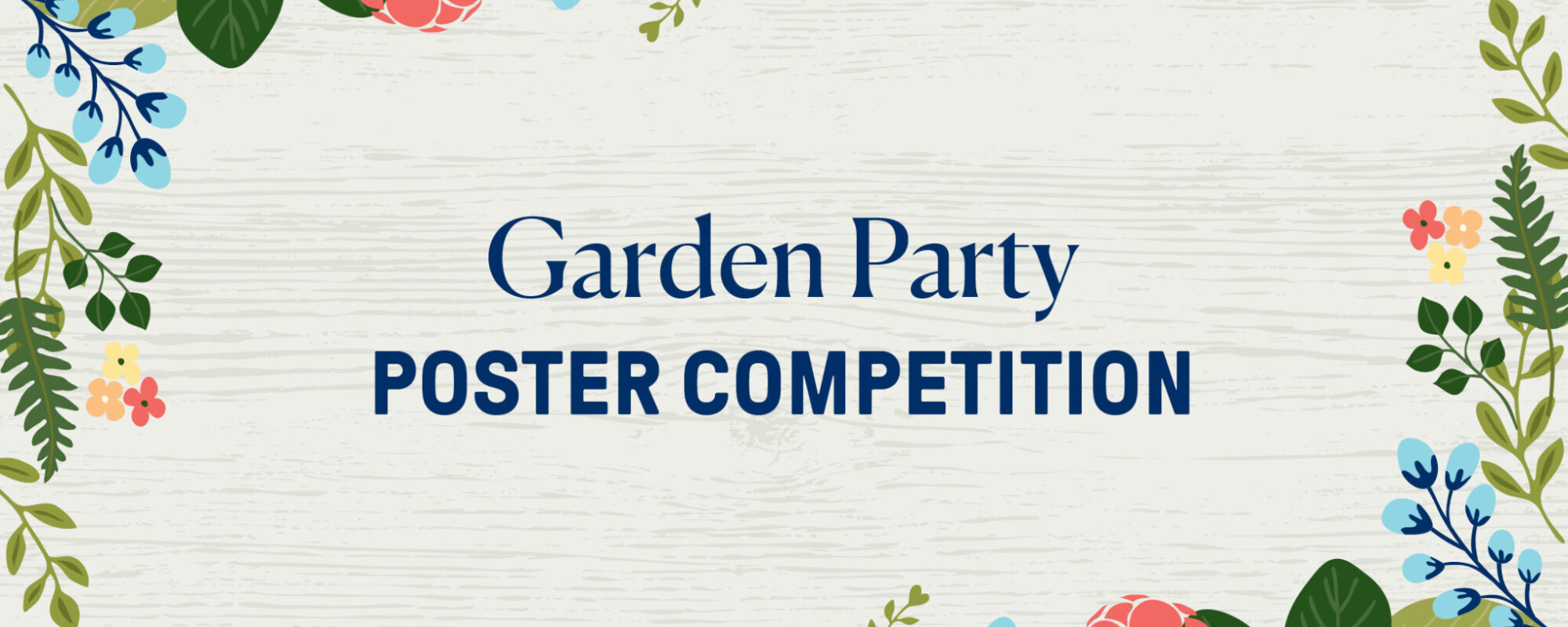 Junior School Garden Party Poster Competition