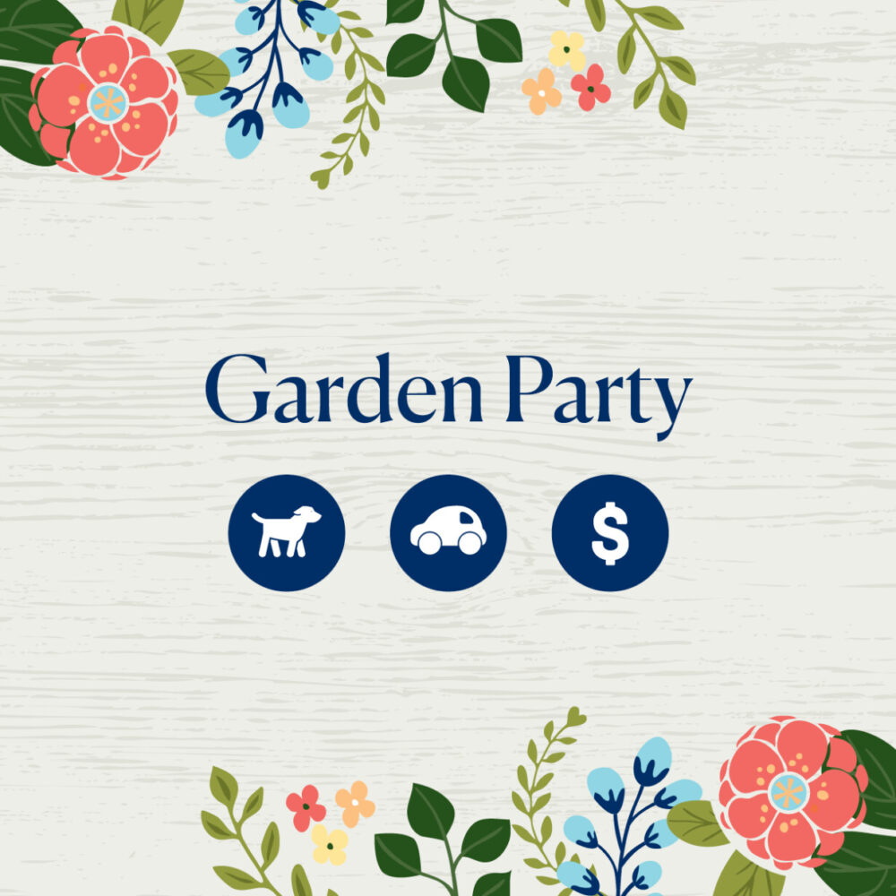 Important Garden Party updates
