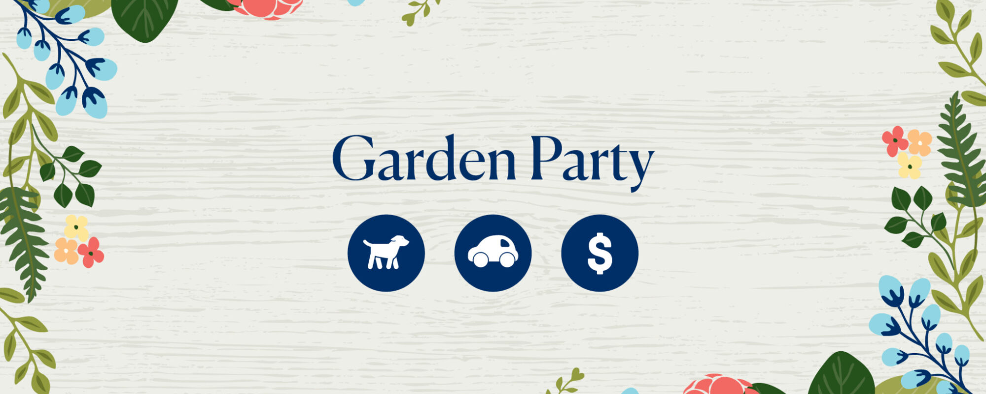 Important Garden Party updates