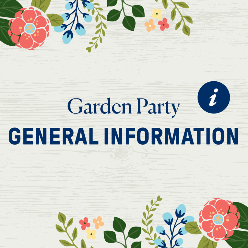 Important information about Garden Party 2023