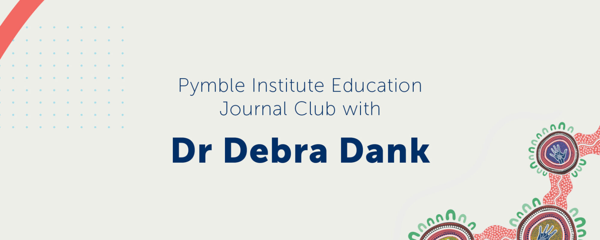 Invitation for parents to Education Journal Club event