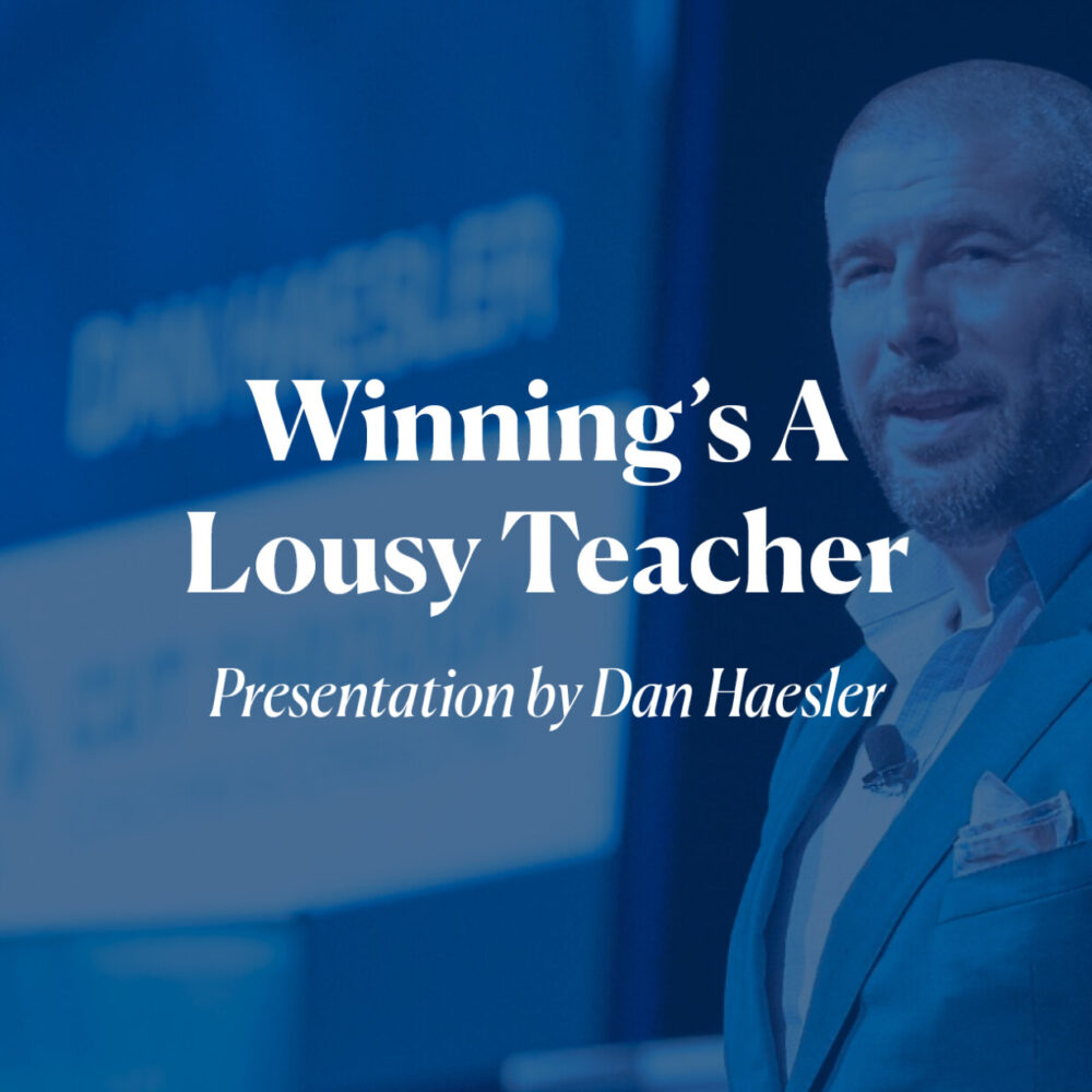 You&#8217;re invited: &#8216;Winning&#8217;s a Lousy Teacher&#8217; Presentation
