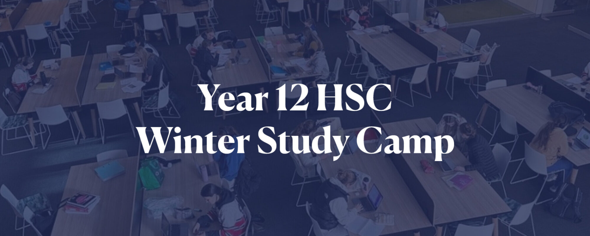 Year 12 HSC Winter Study Camp