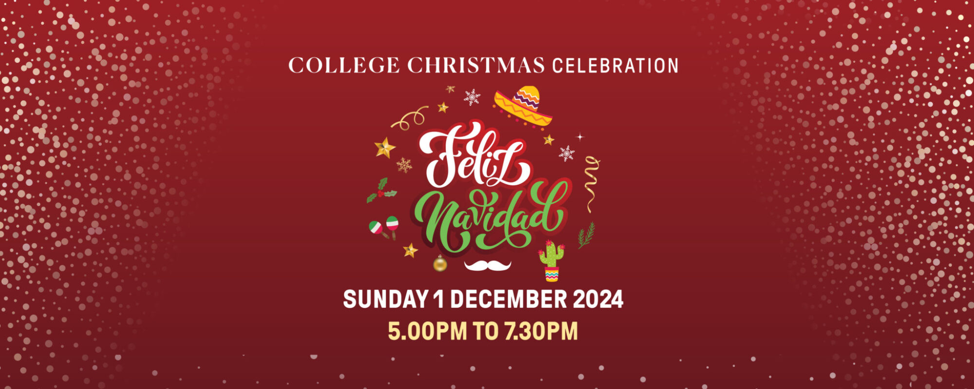 Join us for the College Christmas Celebration!