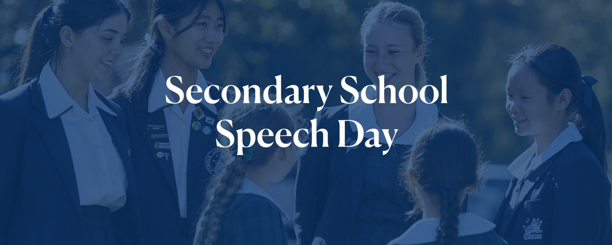 RSVP to Secondary School Speech Day