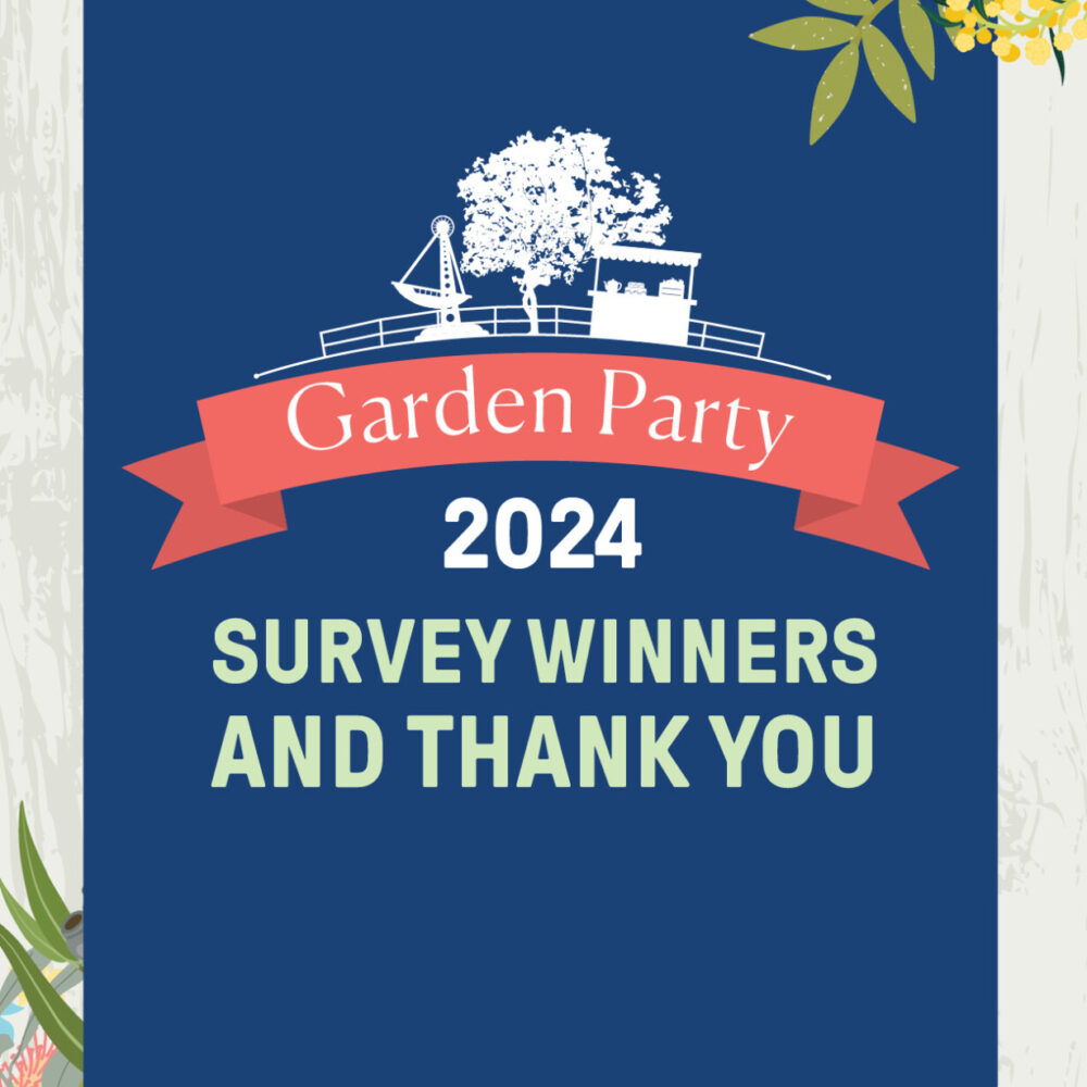 Congratulations to our Garden Party survey winners!