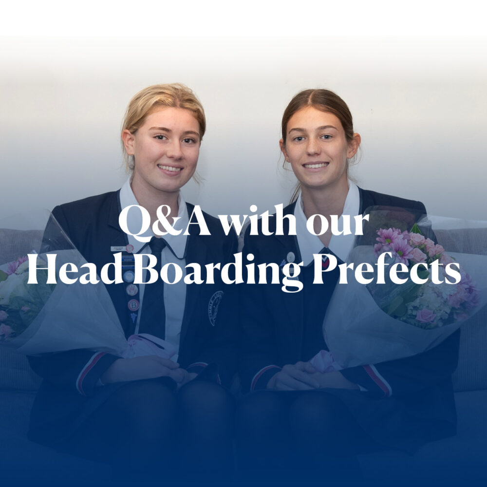Get to know our Head Boarding Prefects, Celeste and Sophie