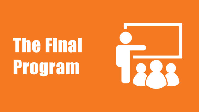 The Program &amp; Social Events