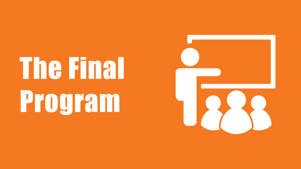 The Program &amp; Social Events