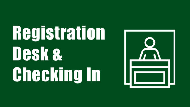 Registration Desk and Check-In