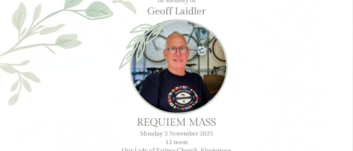 Vale: Mr Geoffrey Laidler