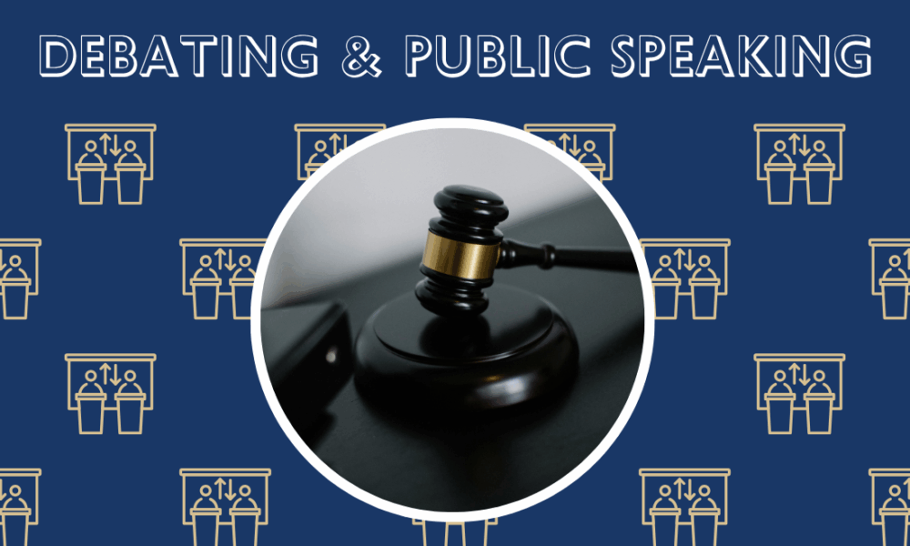 Public Speaking &amp; Debating Update